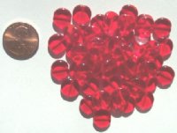 50 10x3mm Red Disks